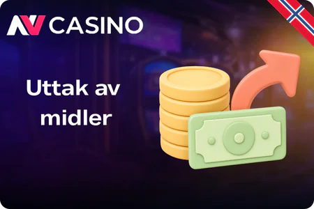 Uttak av  midler NV Casino